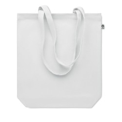 Sac shopping  en toile 270 gr/m personnalisé COCO Matières : coton biologique Couleurs : blanc goodies publicitaire durable