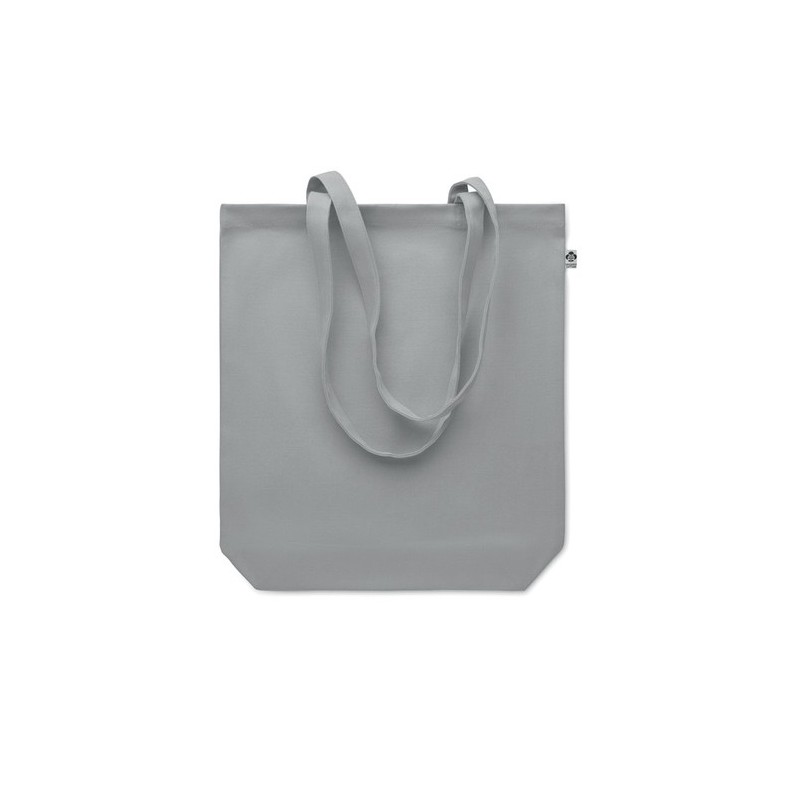 Sac shopping  en toile 270 gr/m personnalisé COCO Matières : coton biologique Couleurs : gris goodies publicitaire événementiel