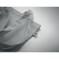 Sac shopping  en toile 270 gr/m personnalisé COCO Matières : coton biologique Couleurs : gris objet promotionnel éco-responsable