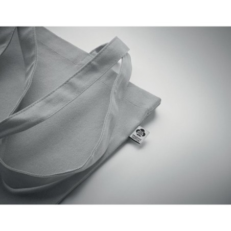 Sac shopping  en toile 270 gr/m personnalisé COCO Matières : coton biologique Couleurs : gris objet promotionnel éco-responsable