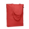 Sac shopping  en toile 270 gr/m personnalisé COCO Matières : coton biologique Couleurs : rouge goodies publicitaire événementiel