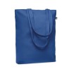 Sac shopping  en toile 270 gr/m personnalisé COCO Matières : coton biologique Couleurs : bleu royal personnalisable avec votre l