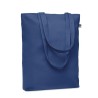 Sac shopping  en toile 270 gr/m personnalisé COCO Matières : coton biologique Couleurs : bleu accessoire événementiel unique