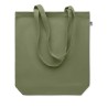 Sac shopping  en toile 270 gr/m personnalisé COCO Matières : coton biologique Couleurs : vert goodies entreprise design