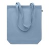 Sac shopping  en toile 270 gr/m personnalisé COCO Matières : coton biologique Couleurs : bleu bébé impression logo haute qualité