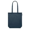 Sac shopping  en toile 270 gr/m personnalisé COCO Matières : coton biologique Couleurs : bleu marine personnalisation rapide en 