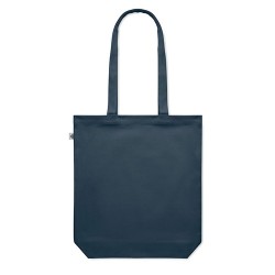 Sac shopping  en toile 270 gr/m personnalisé COCO Matières : coton biologique Couleurs : bleu marine goodies entreprise design