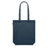 Sac shopping  en toile 270 gr/m personnalisé COCO Matières : coton biologique Couleurs : bleu marine goodies entreprise design
