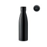 Bouteille isotherme publicitaire 500ml personnalisée BELO LUX Matières : acier inoxydable Couleurs : noir