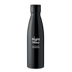 Bouteille isotherme publicitaire 500ml personnalisée BELO LUX Matières : acier inoxydable Couleurs : noir 2