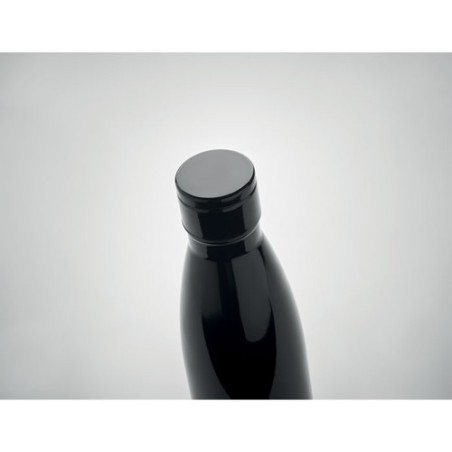 Bouteille isotherme publicitaire 500ml personnalisée BELO LUX Matières : acier inoxydable Couleurs : noir goodies publicitaire é