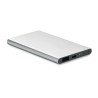 Powerbank Personnalisé 4000 mAh Type C - POWERFLAT C Couleurs : argenté mat