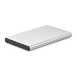 Powerbank Personnalisé 4000 mAh Type C - POWERFLAT C Couleurs : argenté mat objet publicitaire robuste
