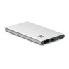 Powerbank Personnalisé 4000 mAh Type C - POWERFLAT C Couleurs : argenté mat personnalisation sur mesure