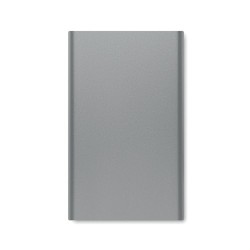 Powerbank Personnalisé 4000 mAh Type C - POWERFLAT C Couleurs : titane livraison express 24h 48h