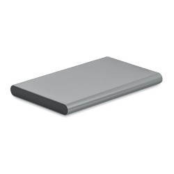 Powerbank Personnalisé 4000 mAh Type C - POWERFLAT C Couleurs : titane cadeau client original