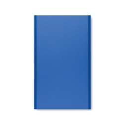 Powerbank Personnalisé 4000 mAh Type C - POWERFLAT C Couleurs : bleu royal marquage laser ultra précis