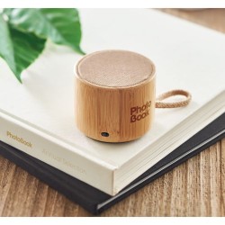 Haut-parleur sans fil  en bambou - Son de qualité pas cher COOL Couleurs : bois cadeau entreprise pas cher