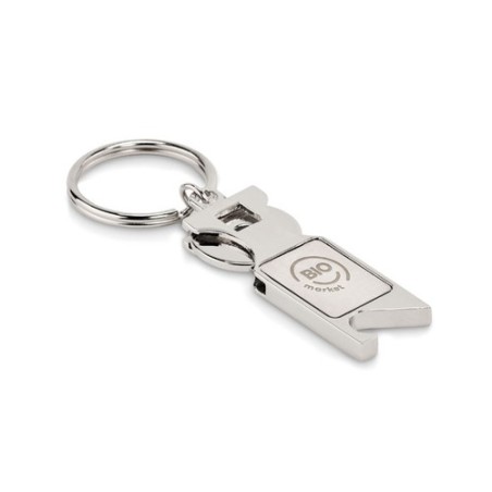 Porte-clés Jeton Euro TOKEU : Pratique et Élégant