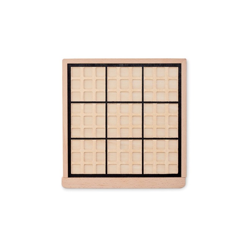 Jeu de plateau en bois personnalisé Sudoku - Cadeau d'entreprise unique Matières : bois Couleurs : bois cadeau entreprise pas ch