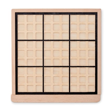 Jeu de plateau en bois personnalisé Sudoku - Cadeau d'entreprise unique Matières : bois Couleurs : bois cadeau entreprise pas ch