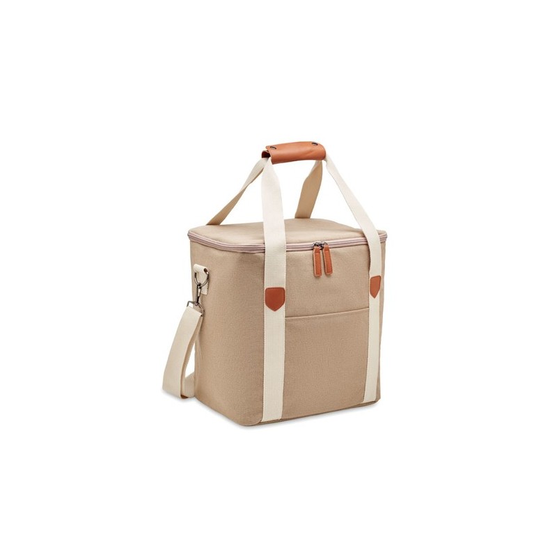 Sac isotherme grand en toile 450g personnalisé KECIL LARGE Matières : coton Couleurs : beige