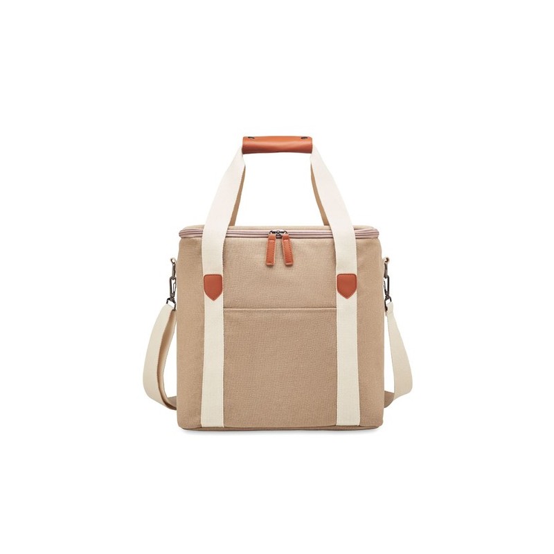 Sac isotherme grand en toile 450g personnalisé KECIL LARGE Matières : coton Couleurs : beige personnalisable avec votre logo