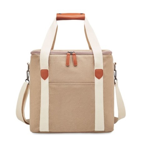 Sac isotherme grand en toile 450g personnalisé KECIL LARGE Matières : coton Couleurs : beige personnalisable avec votre logo