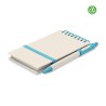 Carnet Éco-responsable en Carton de Lait Recyclé MITO SET Couleurs : turquoise Matières : carton de lait recyclé