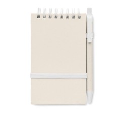Carnet Éco-responsable en Carton de Lait Recyclé MITO SET Couleurs : blanc Matières : carton de lait recyclé cadeau client origi