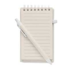 Carnet Éco-responsable en Carton de Lait Recyclé MITO SET Couleurs : blanc Matières : carton de lait recyclé cadeau affaires élé