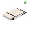 Carnet Éco-responsable en Carton de Lait Recyclé MITO SET Couleurs : noir Matières : carton de lait recyclé impression haute déf