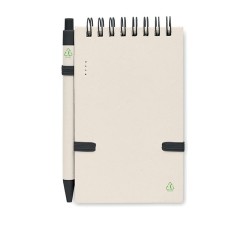 Carnet Éco-responsable en Carton de Lait Recyclé MITO SET Couleurs : noir Matières : carton de lait recyclé marquage laser ultra