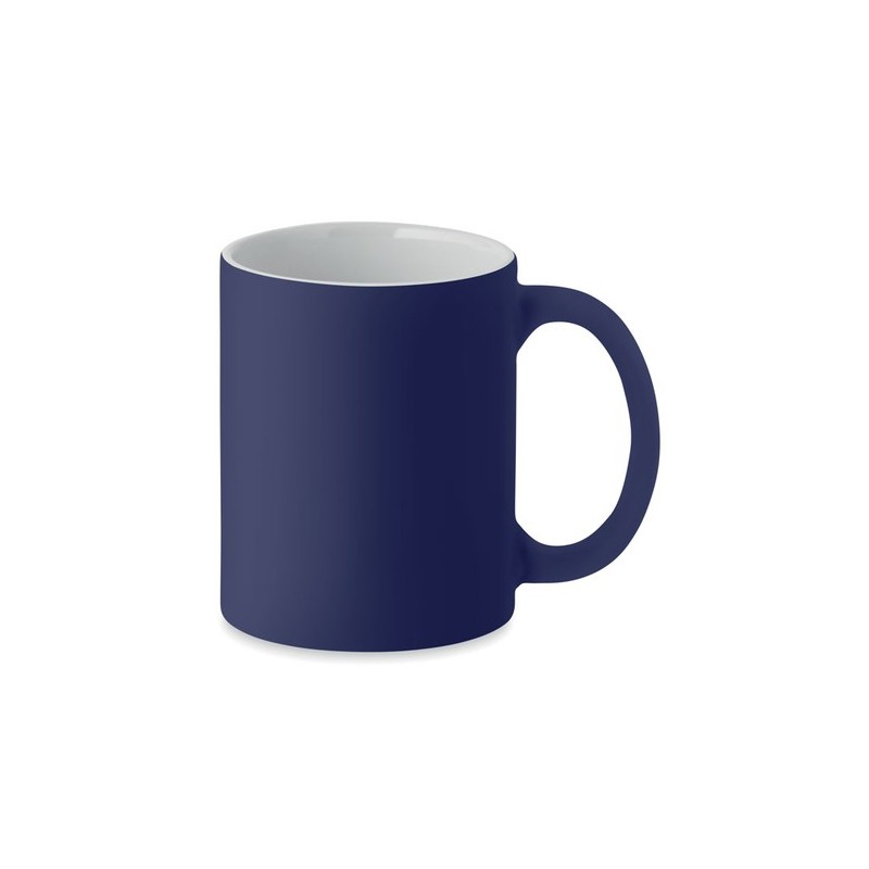 Mug en céramique mate 300 ml personnalisé DUBLIN COLOUR Matières : grès Couleurs : bleu marine