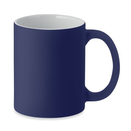 Mug en céramique mate 300 ml personnalisé DUBLIN COLOUR Matières : grès Couleurs : bleu marine