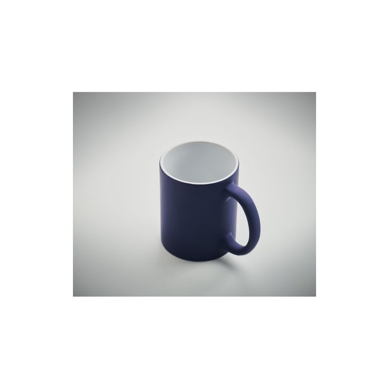 Mug en céramique mate 300 ml personnalisé DUBLIN COLOUR Matières : grès Couleurs : bleu marine accessoire événementiel unique
