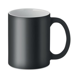 Mug en céramique mate 300 ml personnalisé DUBLIN COLOUR Matières : grès Couleurs : bleu marine 2