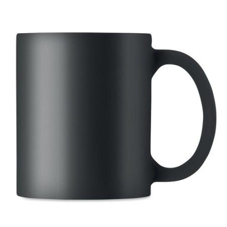 Mug en céramique mate 300 ml personnalisé DUBLIN COLOUR Matières : grès Couleurs : noir impression haute définition