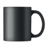 Mug en céramique mate 300 ml personnalisé DUBLIN COLOUR Matières : grès Couleurs : noir impression haute définition