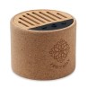 Haut-parleur sans fil  en liège ROUND Matières : métal Couleurs : beige cadeau entreprise pas cher