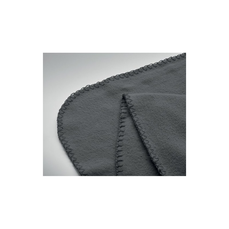 Couverture polaire  RPET 130gr - BOGDA Matières : PET recyclé Couleurs : pierre personnalisable avec votre logo