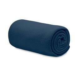Couverture polaire  RPET 130gr - BOGDA Matières : PET recyclé Couleurs : bleu objet promo petit budget