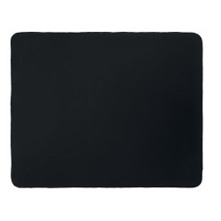 Couverture polaire  RPET 130gr - BOGDA Matières : PET recyclé Couleurs : noir impression logo haute qualité