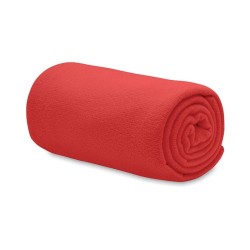 Couverture polaire  RPET 130gr - BOGDA Matières : PET recyclé Couleurs : rouge personnalisation sur mesure