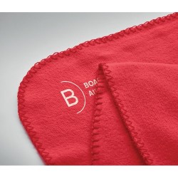 Couverture polaire  RPET 130gr - BOGDA Matières : PET recyclé Couleurs : rouge impression haute définition