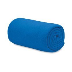 Couverture polaire  RPET 130gr - BOGDA Matières : PET recyclé Couleurs : bleu royal cadeau affaires élégant