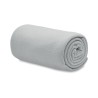 Couverture polaire  RPET 130gr - BOGDA Matières : PET recyclé Couleurs : gris marquage couleur éclatante