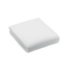Couverture polaire  RPET 130gr - BOGDA Matières : PET recyclé Couleurs : blanc marquage laser ultra précis