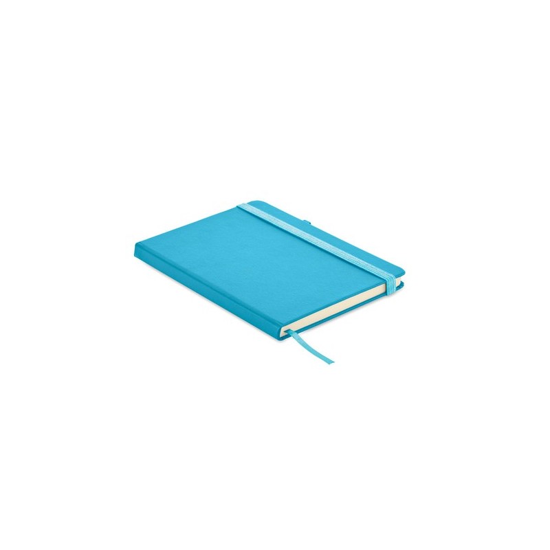 Carnet A5 ligné en PU recyclé ARPU Matières : papier recyclé Couleurs : turquoise
