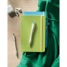 Carnet A5 ligné en PU recyclé ARPU Matières : papier recyclé Couleurs : vert citron objet promo petit budget